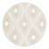 Longmeadow Geometric Ivory/White Machine Woven Polyester Area Rug