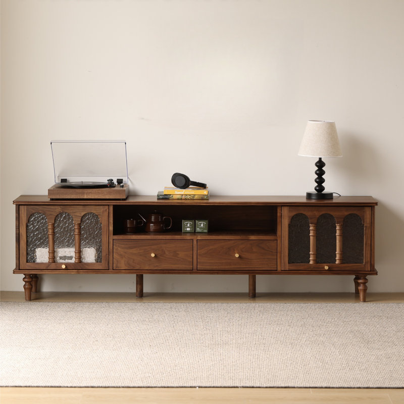 Meuble télé Retro Creative, H 21,65 po x l 78,74 po x P 15,75 po