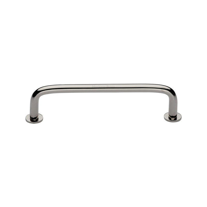 Heritage Brass Heritage Cabinet Pull Wire Design with Rose, 136cm L x 8cm W, Polished Brass