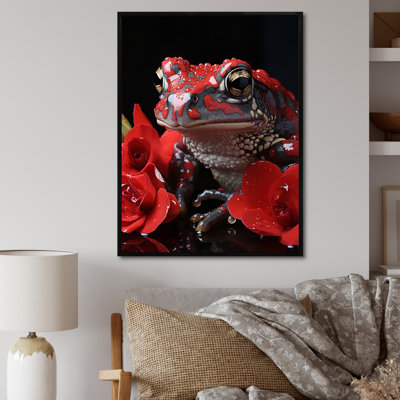 Red Frog Portrait " Red Frog Portrait "