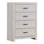 Commode à 4 tiroirs 31,5 po Michalak-2037936237