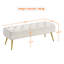 Boucle Upholstered Bench