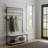 Hall Tree 40'' Wide with Bench and Shoe Storage-853456790
