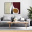 Multiform - Abstract Shapes Framed Canvas for Home Decor