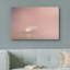 Cygne au lac rose pastel sur toile-93629207-93629214