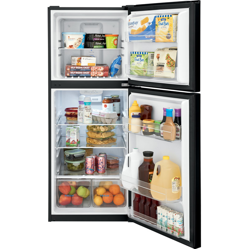 Frigidaire Series 24" Garage Ready Top Freezer Energy Star 11.6 cu. ft. Refrigerator, Black