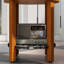 Ensemble bistro de patio 3 pièces avec coussins, mobilier d'extérieur gris pour porche 3 dans les coussins et le jardin