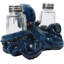 Ensemble de porte-salières à céphalopode bleu marine-686920860