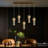 5-Light Modern LED Kitchen Island Pendant Light
