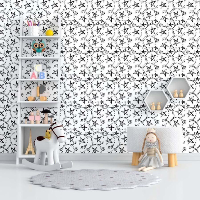 Rouleau de papier peint adhésif L 126 po x l 24 po Ayotunde