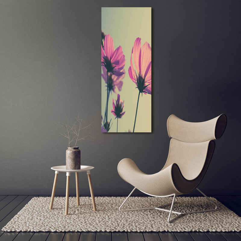 Pink Flowers - Wrapped Canvas Print