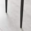 Eubanks Faux Leather Modern Tall Back Dining Chairs Set with Metal Legs & Diamond Stitching-291661905-300693582