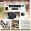 L-Shaped Metal Base Computer Desk-455656997