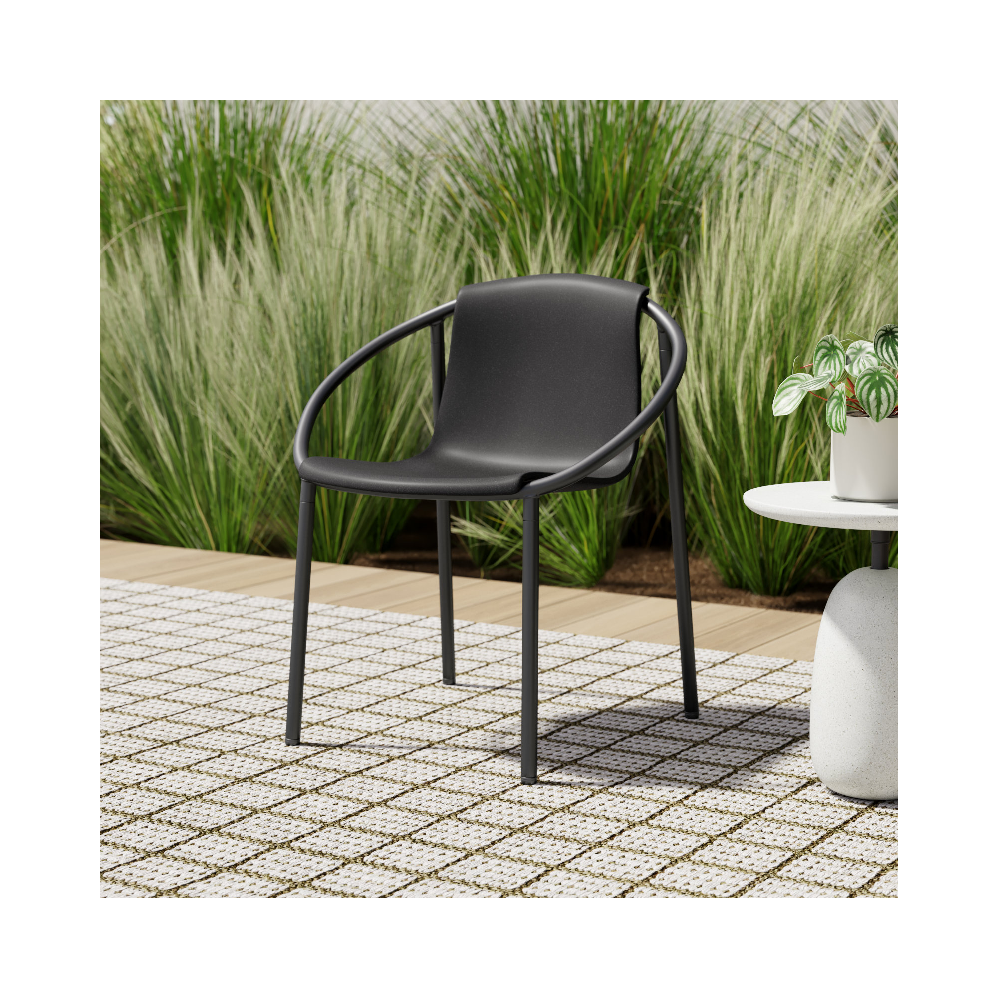 Ringo Patio Chair, Black