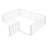 Full Size Wood Daybed Frame With Fence, White-202598693-202598694