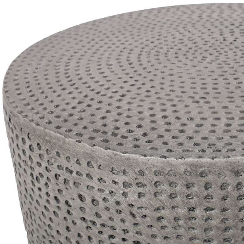 Outdoor Lightweight Concrete Side Table