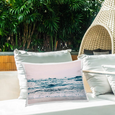 Coussin d'extérieur Ocean Wave Blush