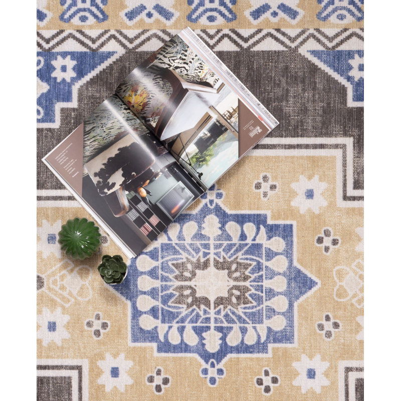Tapis rectangulaire Allauddin, Tapis de couloir 2 pi 7 po x 8 pi