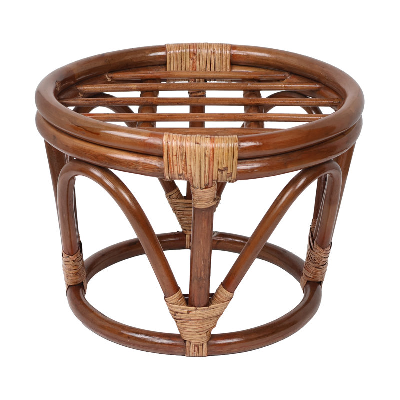 Tabouret décoratif papasan Brynn