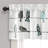 Rowley Birds Tailored 52'' W Window Valance-77046126
