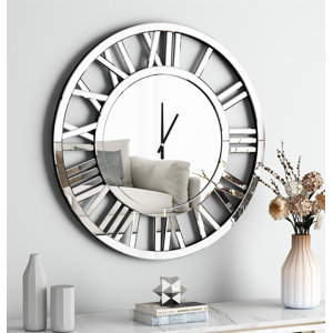 Jeni 34"W Round Wall Clock