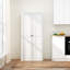 Rangement réglable pour garde-manger de 61 po en métal blanc