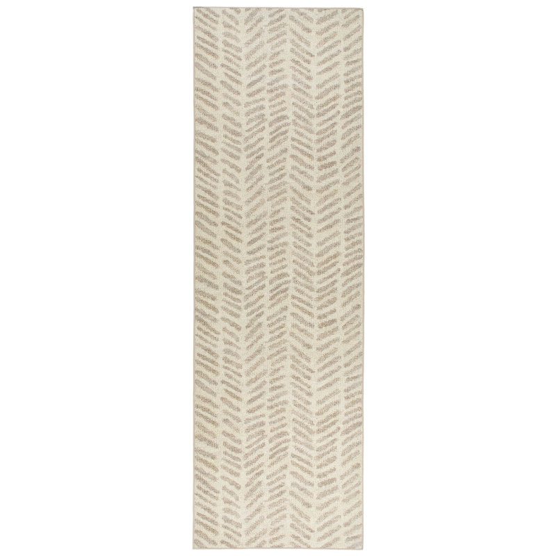 Rowley Grey Machine Washable Rug, Runner 2'6" x 8'