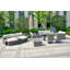 14 - Person Patio Conversation Set with Cushions