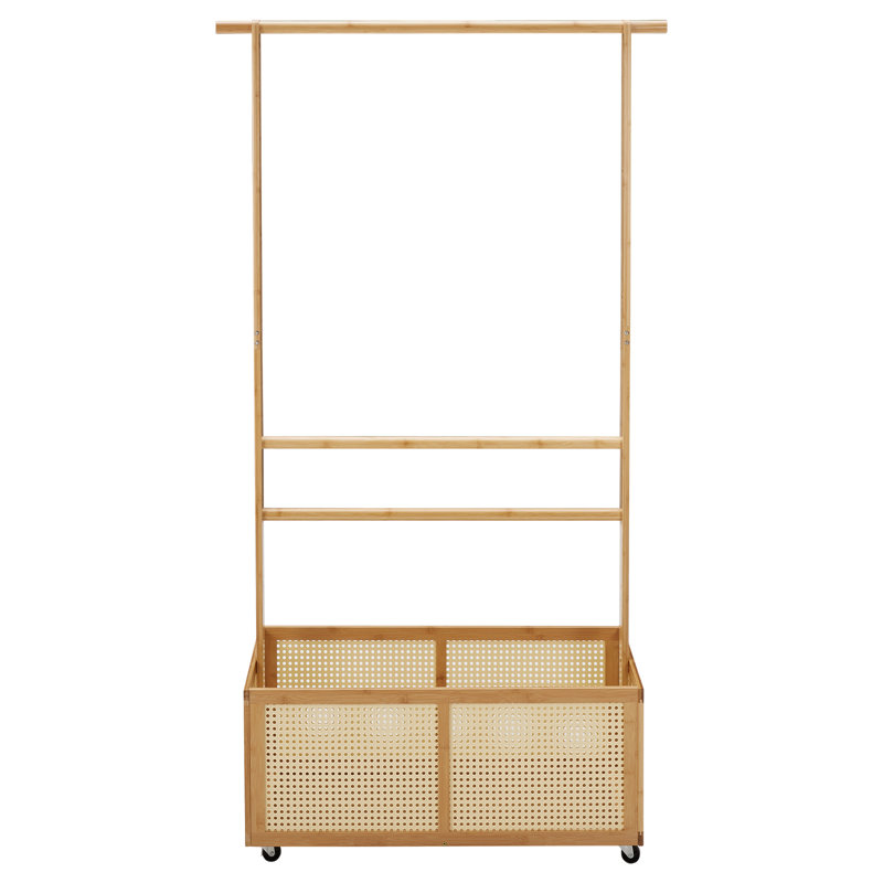 92cm Rolling Clothing Rack