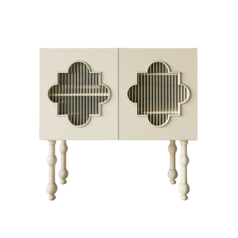 Armoire d'appoint de luxe crème crème