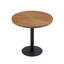 Ensemble de table de salle à manger pour 4 personnes avec table ronde de 31,5 po et 4 chaises
