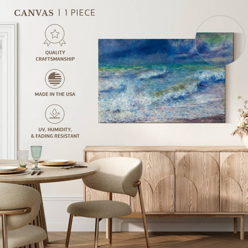 Gillard Seascape 1879, H 8 po x l 12 po
