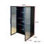 Armoire de rangement murale multifonctionnelle avec porte en verre pour salle de bain, cuisine, balcon et toilette