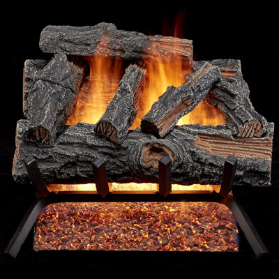 HearthSense Vented Gas Log Set - 18 in., 45,000 BTU - Model# MO18HVL
