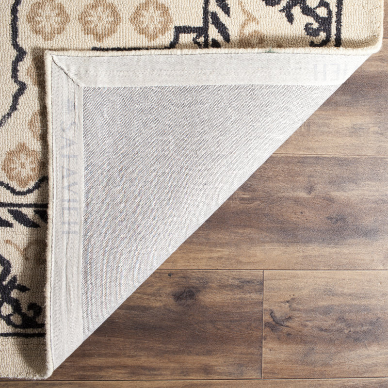 Tapis oriental en laine touffeté à la main Restoration, Rectangle 2 pi x 3 pi
