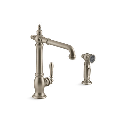 Artifacts® Single Handle Kitchen Sink Faucet with Accessories