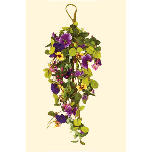 24" Mixed Teardrop with Pansy