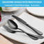  Fourchettes à argenterie en acier inoxydable de qualité alimentaire de 8 pouces, ensemble de fourchettes à dîner en or 16 pièces, fourchette à couverts, fourchette en métal pour la maison, la cuisine ou le restaurant, poli miroir, va au lave-vaisselle-322404183