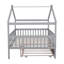 Lit en bois avec lit gigogne simple