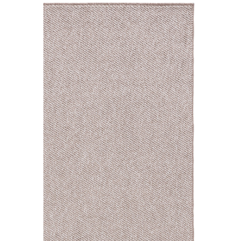 Tapis tissé à la machine en jute beige / ivoire, Rectangle 4 pi x 6 pi
