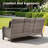 Schutt 72'' Wide Provence Style Wicker Outdoor Patio Sofa With Cushions-1089629778-1096501168