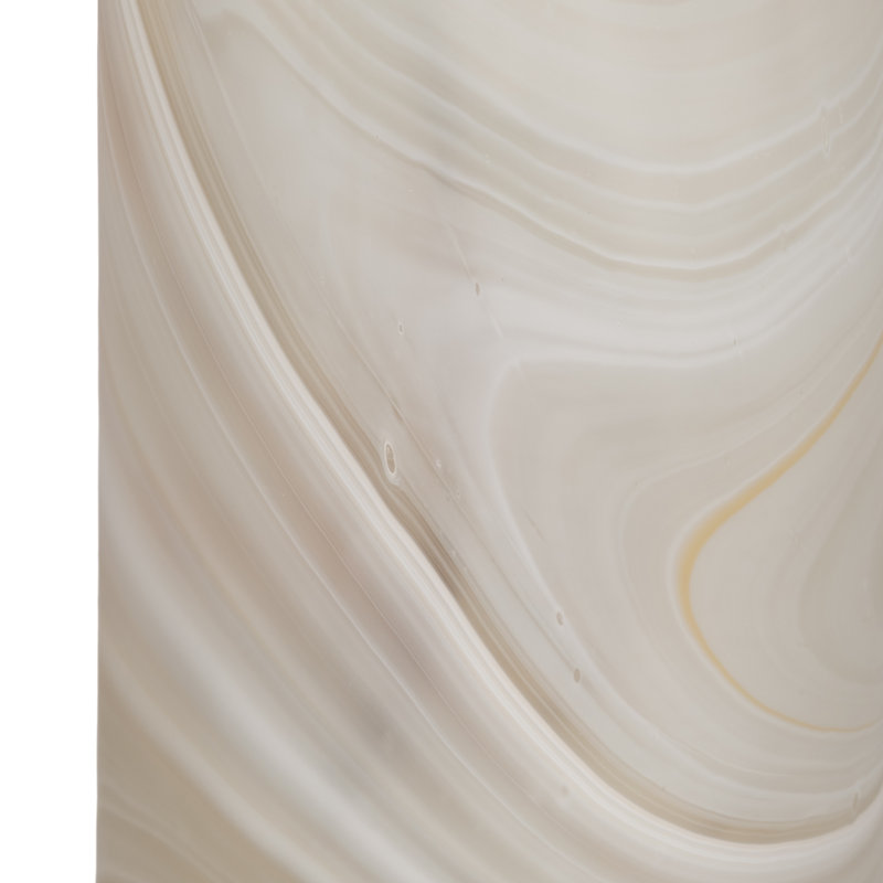 Bouteille en verre Nilda Sutton, 20", Ivoire ivoire