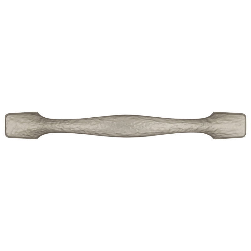 Bedrock Kitchen Cabinet Handles, Solid Core Drawer Pulls for Cabinet Doors, 3", Flat Nickle