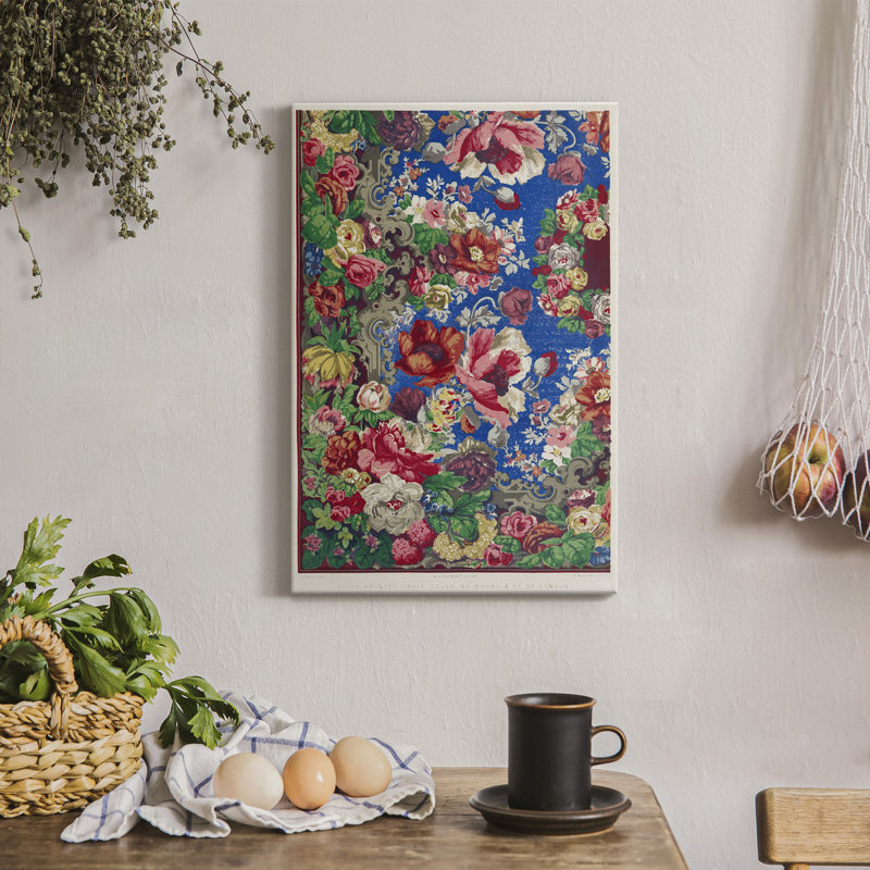 " Block Printed Table Cover ", 60" H x 40" W x 1" D