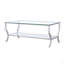 Table basse chromée