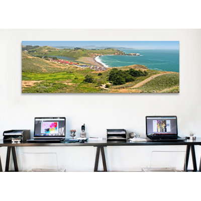 «Marin Headlands and Rodeo Cove San Francisco, California», reproduction de photo sur toile