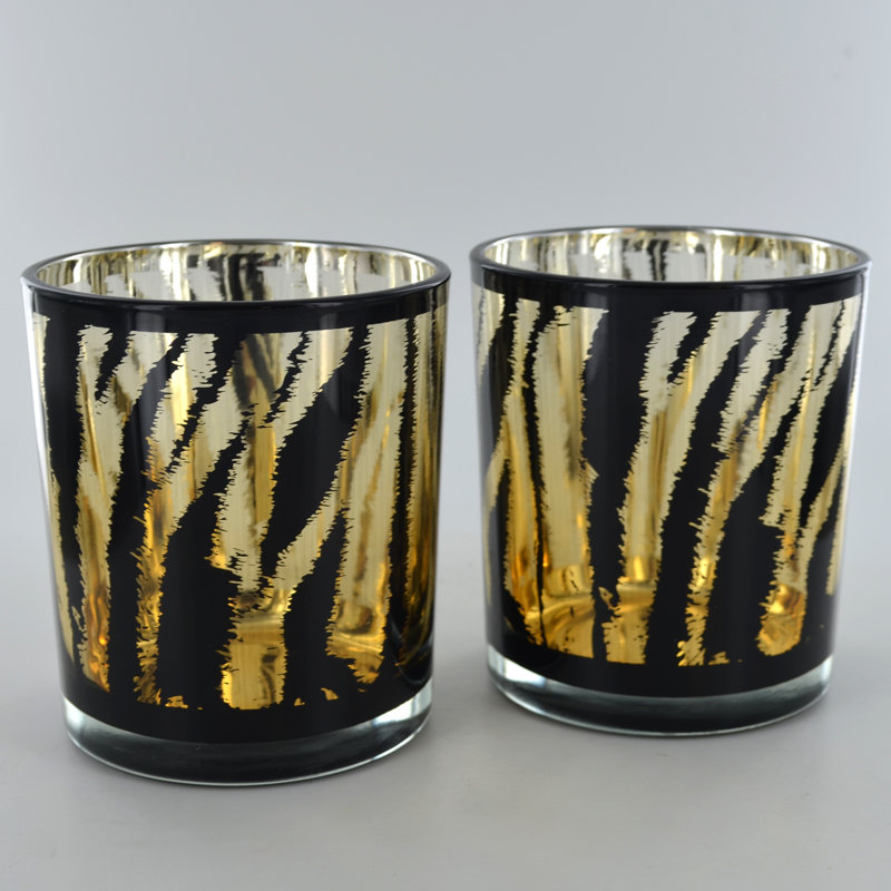 2 Piece Glass Tabletop Votive Holder Set