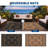 Waterproof Reversible Outdoor Rug – 8x10ft Plastic Straw Patio Mat, UV-Resistant Geometric Woven Carpet, Easy Clean, Collapsible, Ideal for Camping, Picnic, Black Brown, 8x10ft-1278817163-1278817161