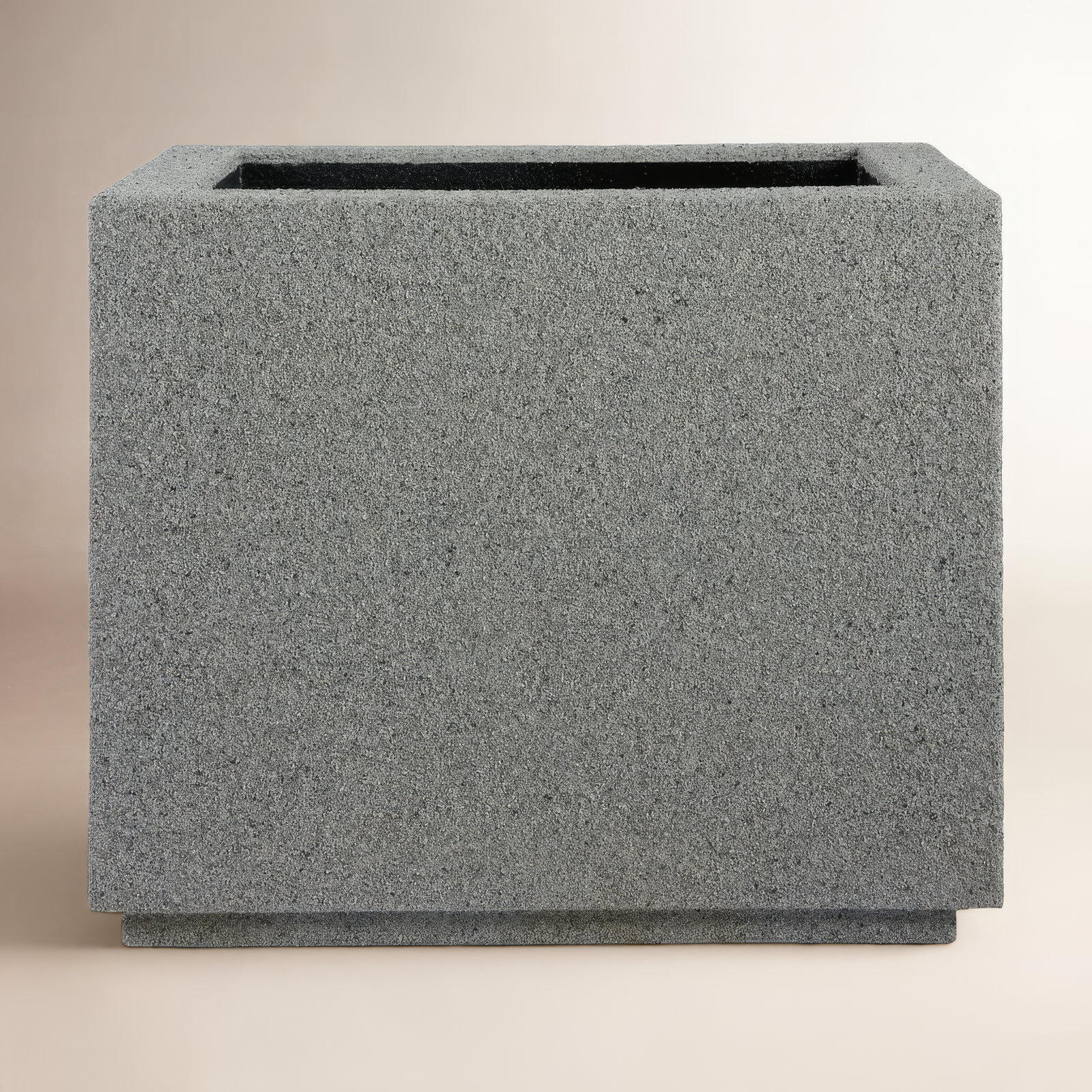 Gita 23" Planter Box, Gray Granite