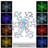 Snowflake Colour Changing RGBWW Lighted Display